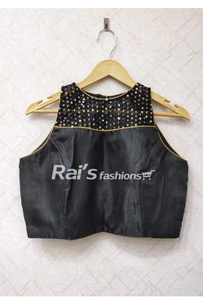Silk Material Sequin Worked Designer Blouse (RAI1221)