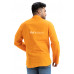Orange Self Weaving Men Short Kurta (NS44)