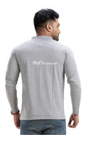 Regular Fit Solid Henley Neck Full Sleeve Cotton T-shirt (NS54)