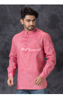 Red Short Kurta For Men (KR1270)