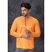 Orange Short Kurta For Men (KR1272)