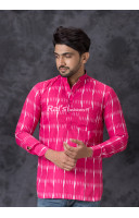 All Over Ikkat Pattern Short Kurta (KR1299)