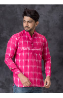 All Over Ikkat Pattern Short Kurta (KR1299)