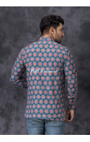 All Over Printed Silk Short Kurta (KR1300)