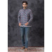 All Over Printed Silk Short Kurta (KR1300)
