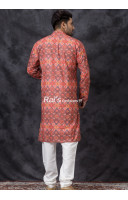 Azrak Printed Multicolor Punjabi Set (KR1301) Azrak Printed Multicolor Punjabi Set (KR1301)